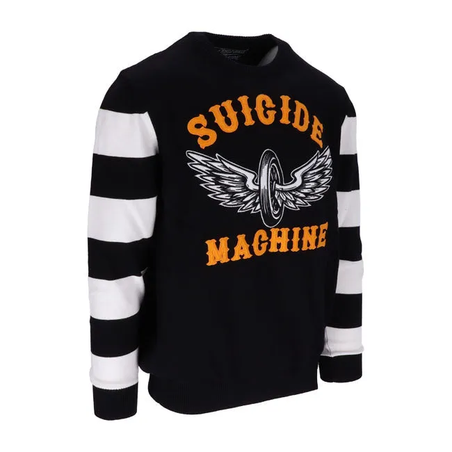 13 And A Half Magazine Outlaw Suicide Machine Sweater