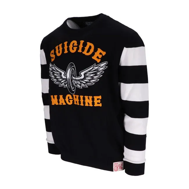 13 And A Half Magazine Outlaw Suicide Machine Sweater