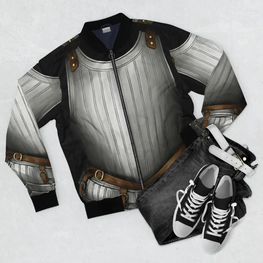 17th Century Cuirass Bomber Jacket - Armor-Inspired Outerwear