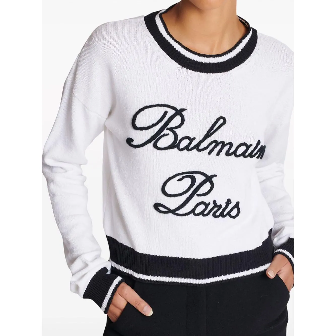 Balmain Sweaters White