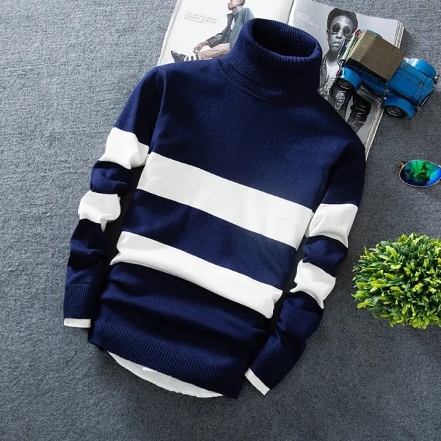 Cashmere Fashion High Collar Sweater