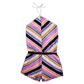 CROCHET ZIG ZAG HALTER ROMPER