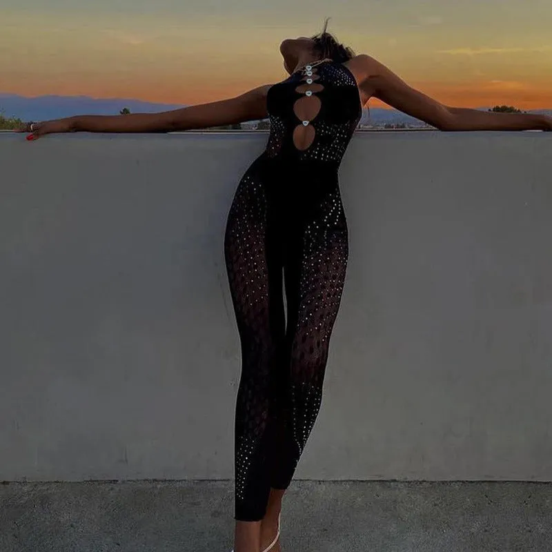 Disha Mesh Jumpsuit