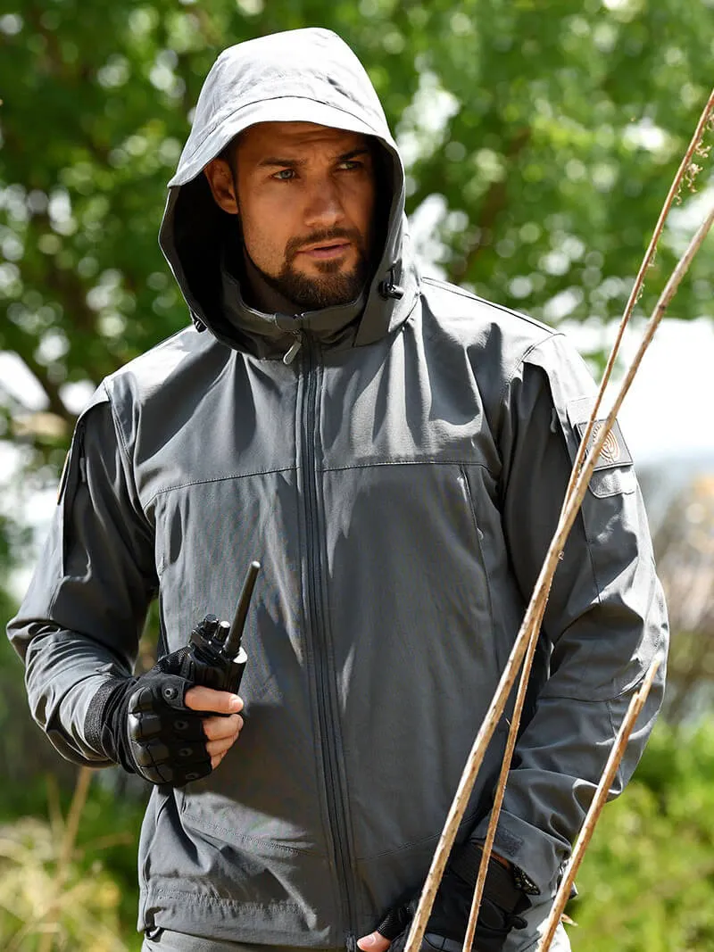 Fashion Tactical Jacket with Hood / Men's Hunting Windbreaker - SF0590