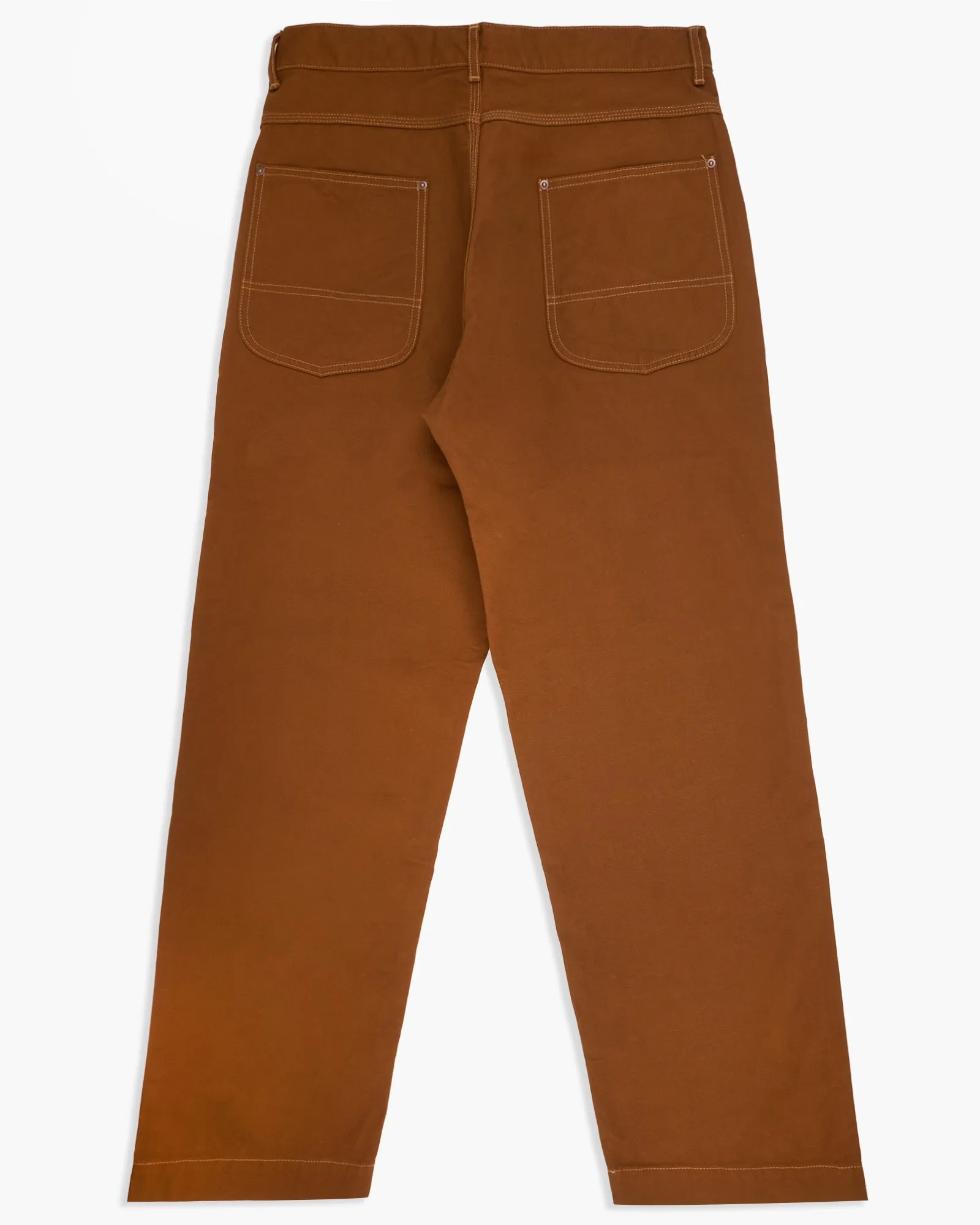 FOB Factory F0530 11oz Cotton Duck Relaxed Fit Work Pants - Brown