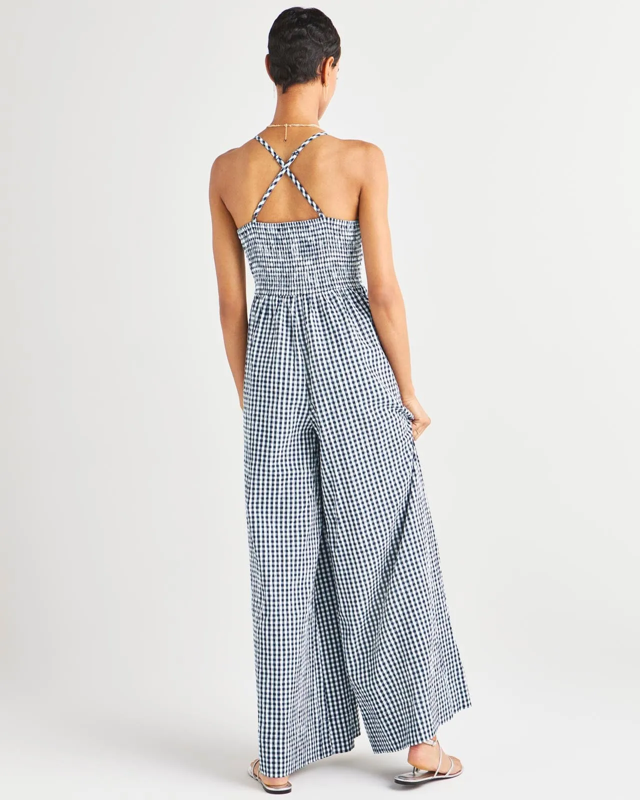 Gabrielle Gingham Jumpsuit