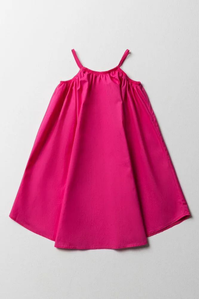 Halterneck Tent Dress Pink