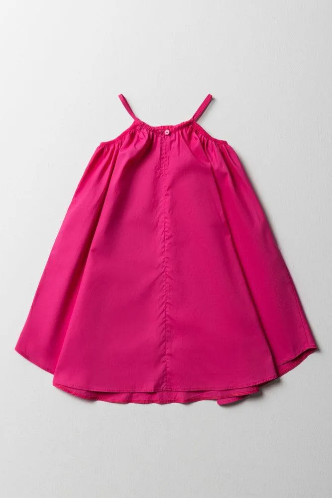 Halterneck Tent Dress Pink