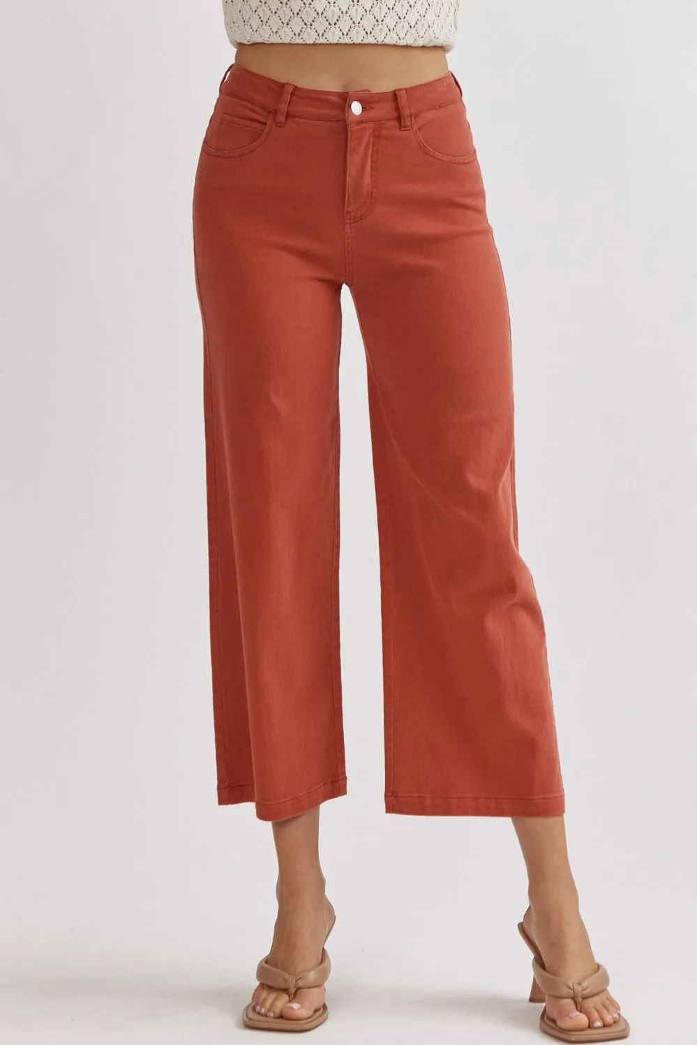 High Waisted Wide Leg Pants