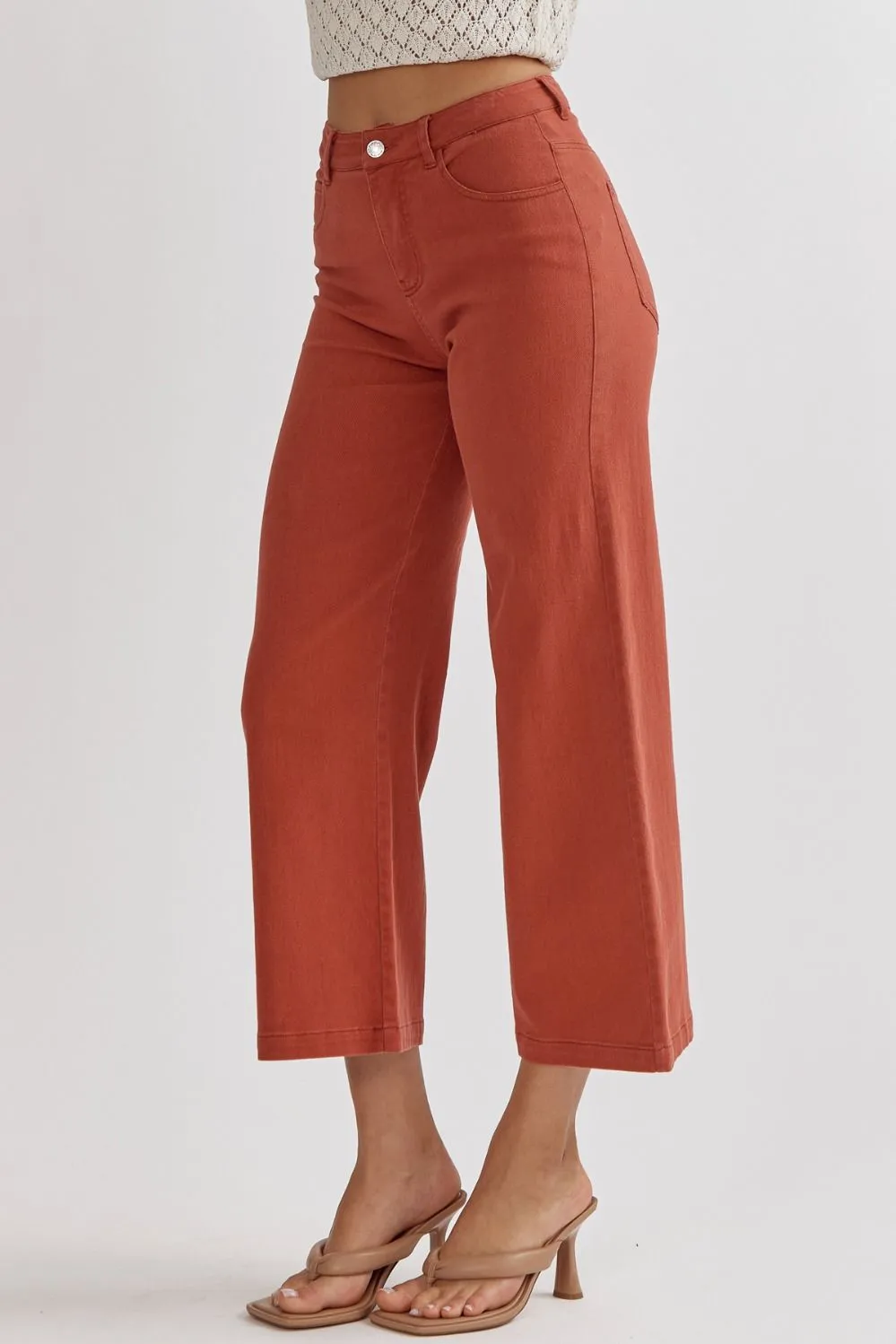 High Waisted Wide Leg Pants