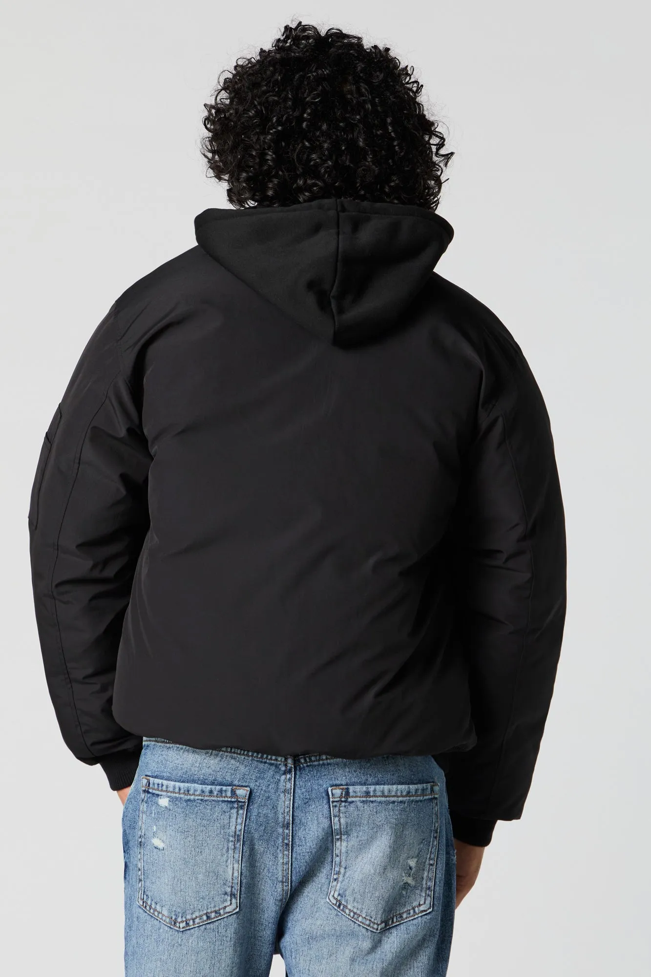 Hooded Bomber Jacket