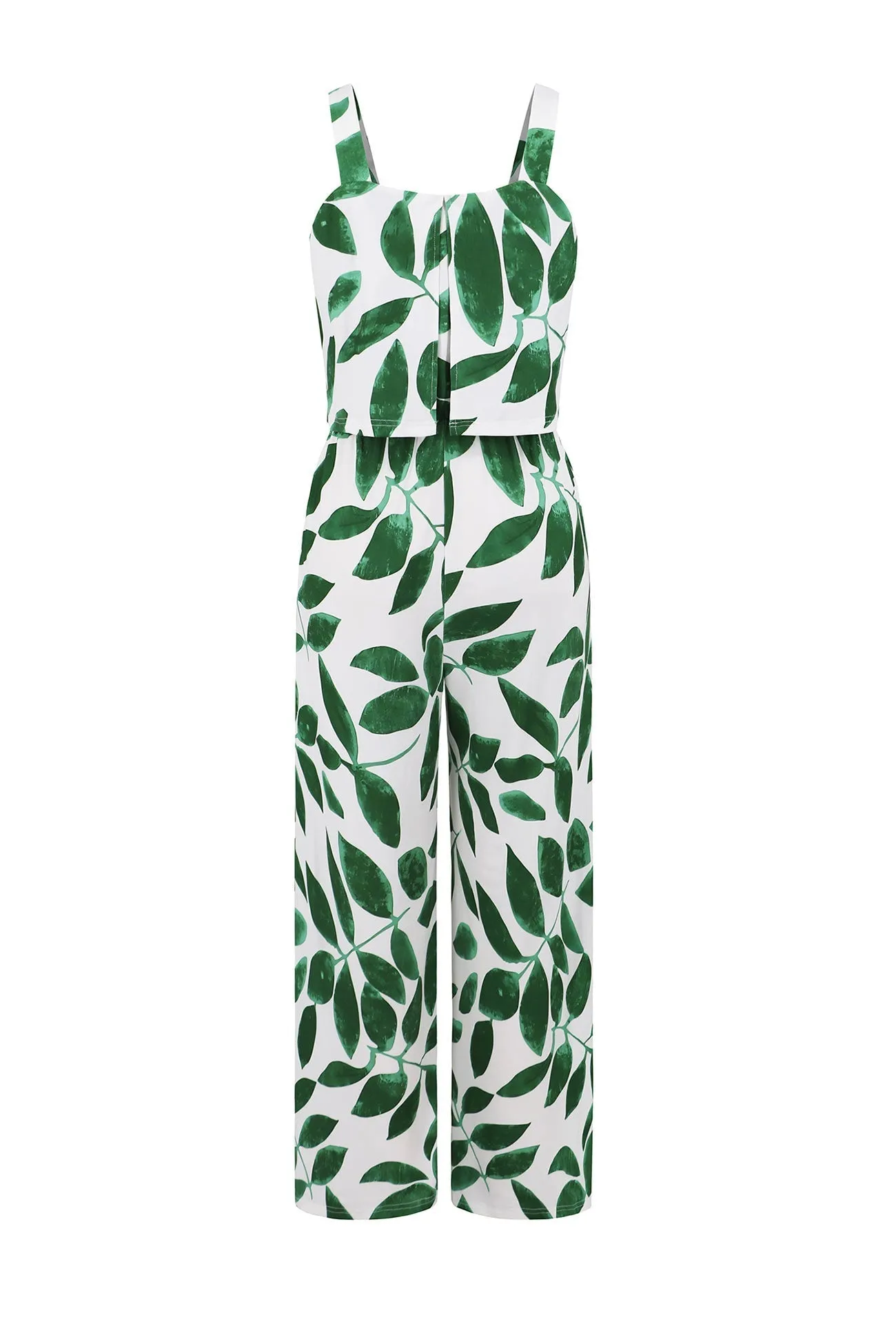 Joskaa Printed Cami Wide Leg Jumpsuits