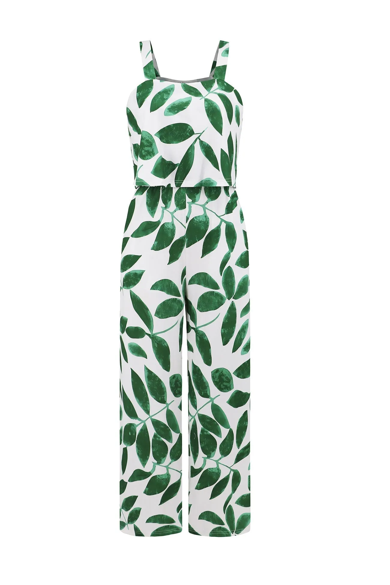 Joskaa Printed Cami Wide Leg Jumpsuits