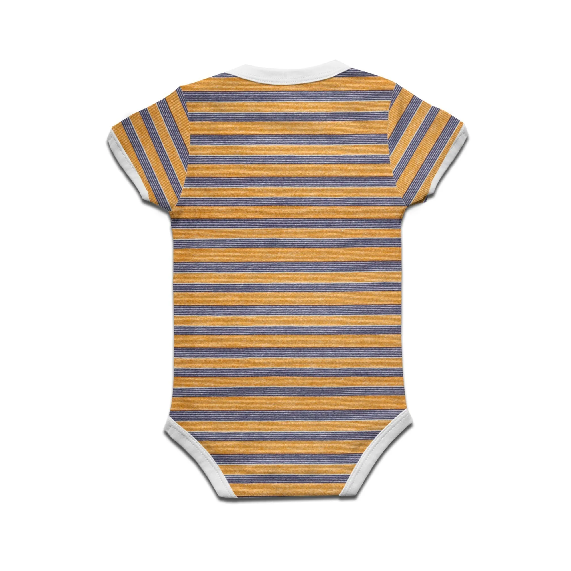 Kidswear By Ruse Smalls Printed Striped infant Romper For Baby