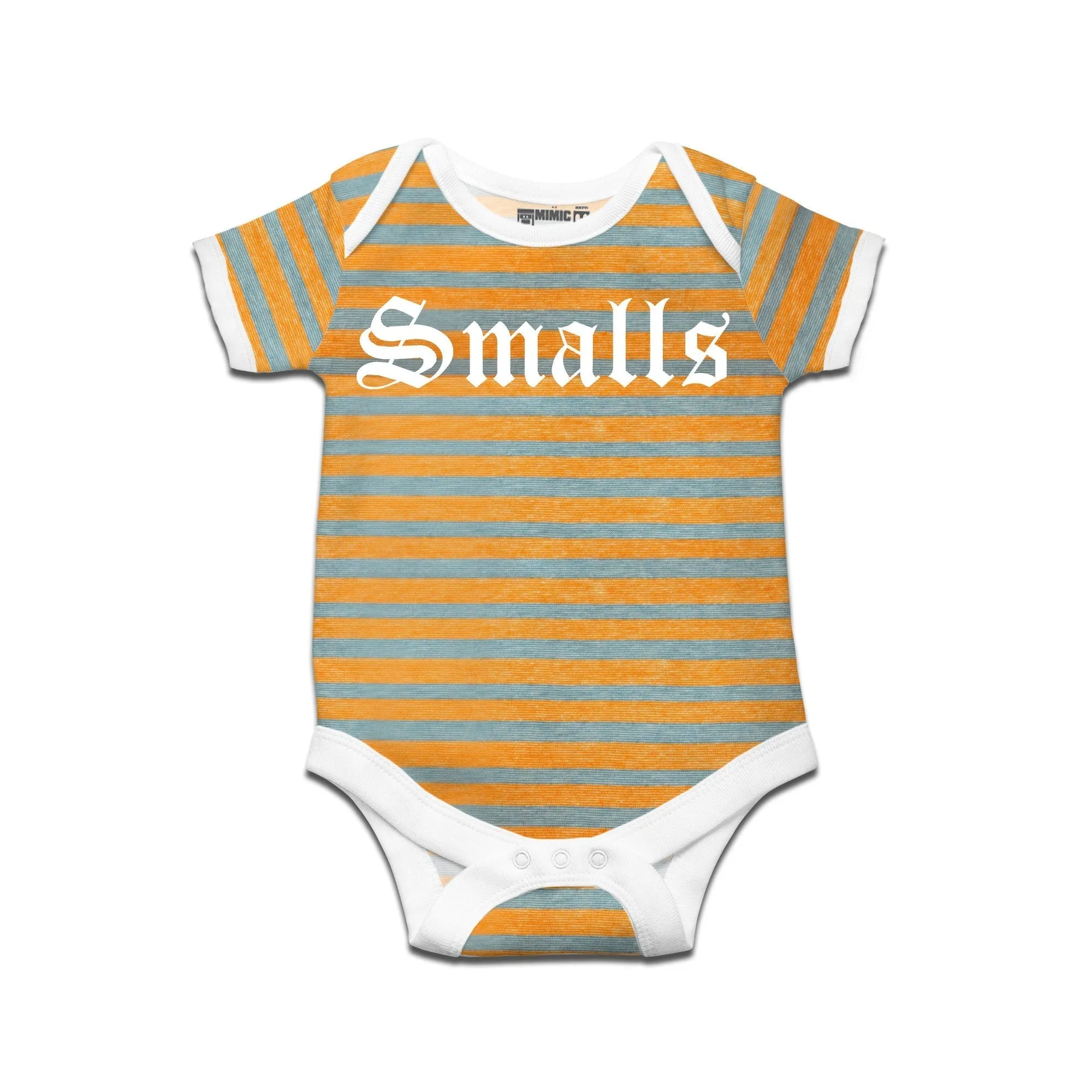 Kidswear By Ruse Smalls Printed Striped infant Romper For Baby