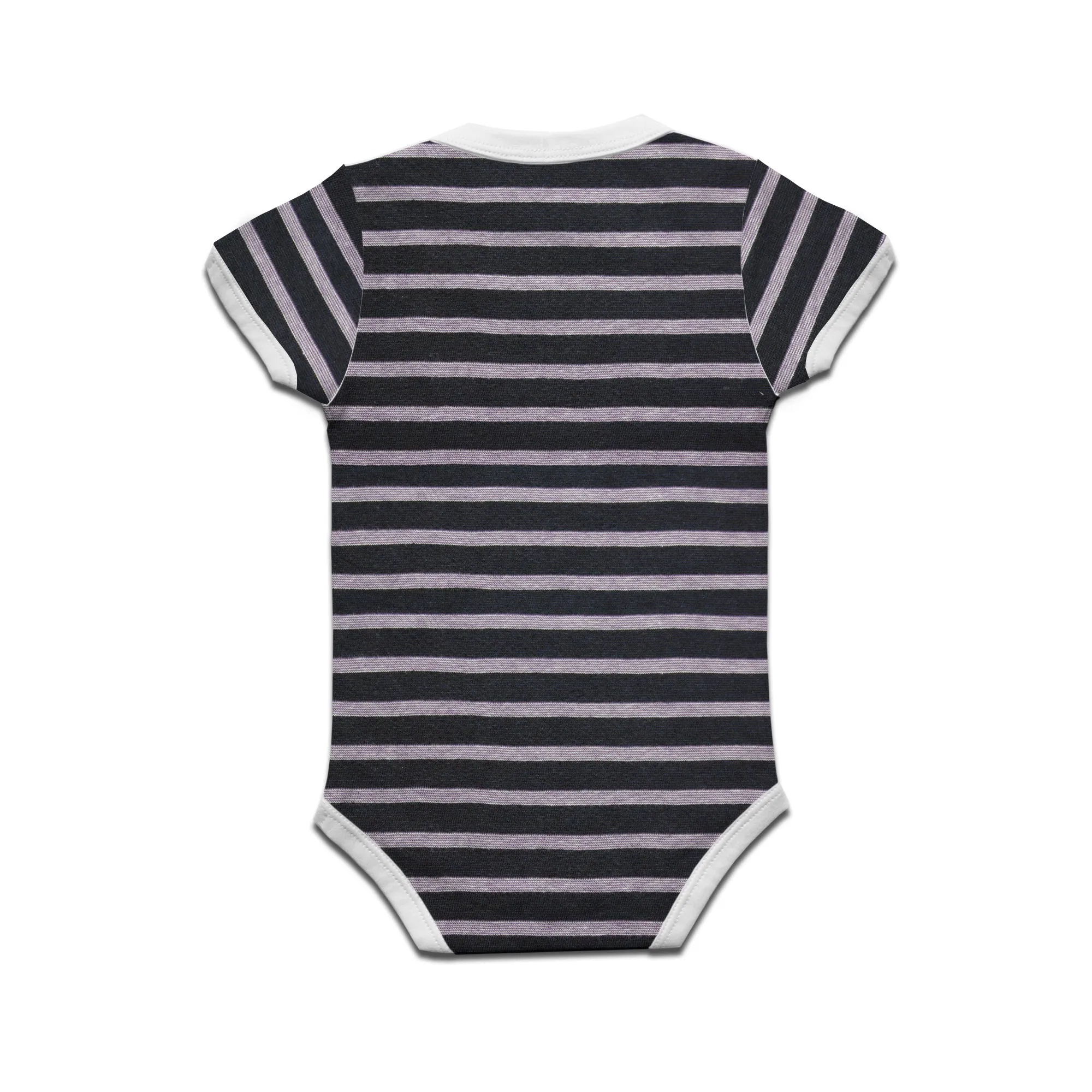 Kidswear By Ruse Smalls Printed Striped infant Romper For Baby