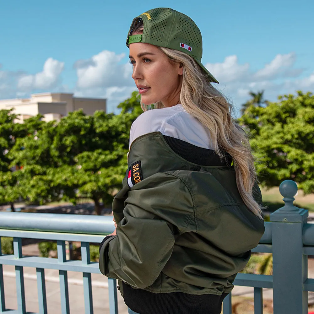 Limited Edition Military Bomber Jacket | Honor | OD Green