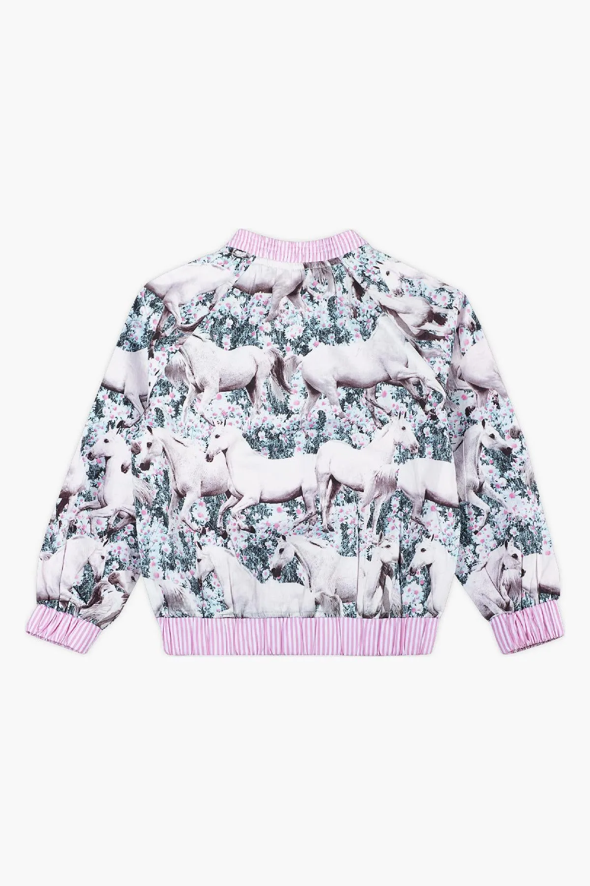 Paper Wings Dream Field Girls Bomber Jacket