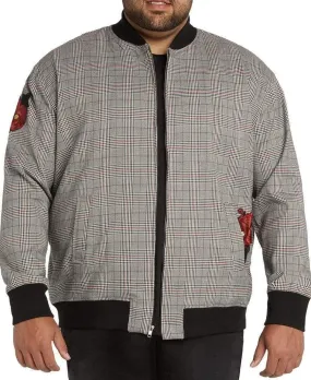 Plaid Bomber Jacket