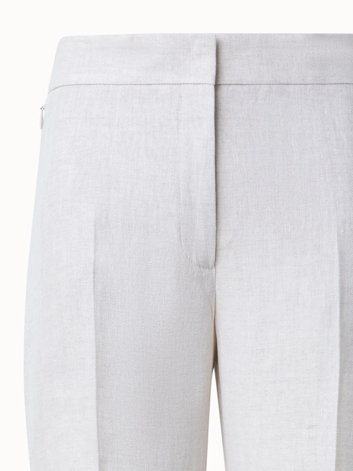 Straight Leg Linen Pants