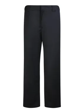 Straight-leg trousers black