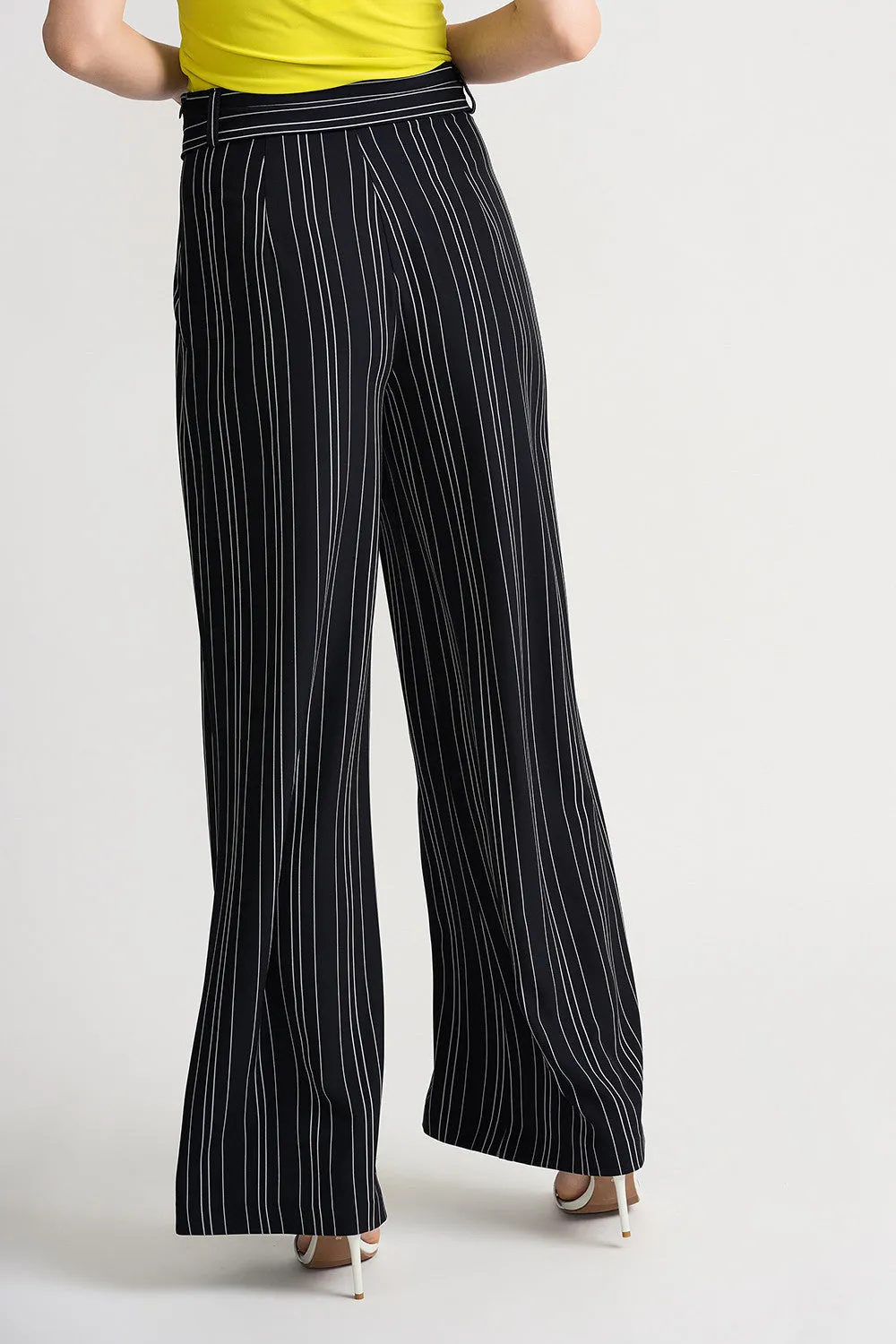 STRIPED WIDE LEG PANT