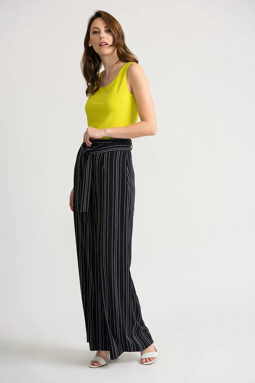 STRIPED WIDE LEG PANT