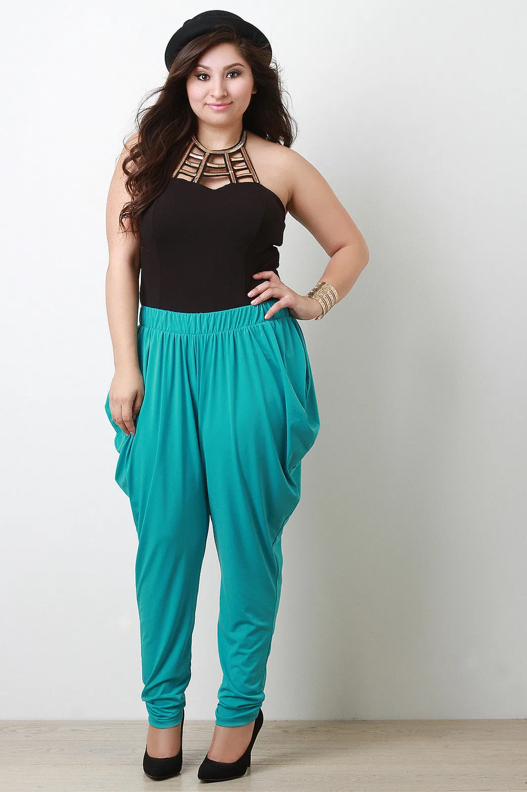 Tapered Harem Pants