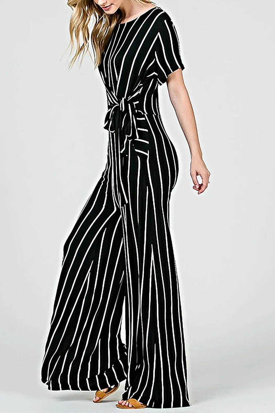 The Michelle Striped Jumpsuit