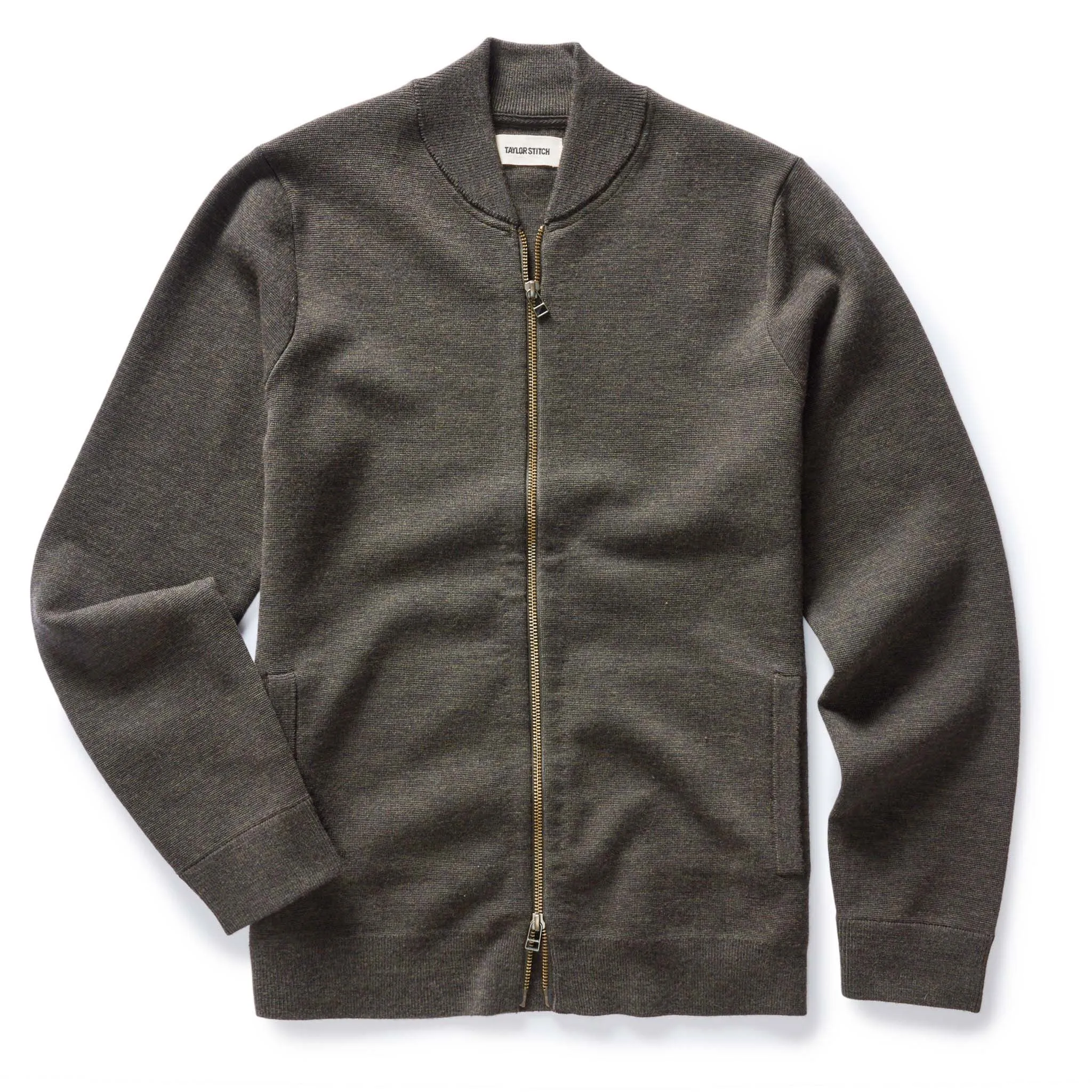 The Portola Bomber in Heather Loden Merino