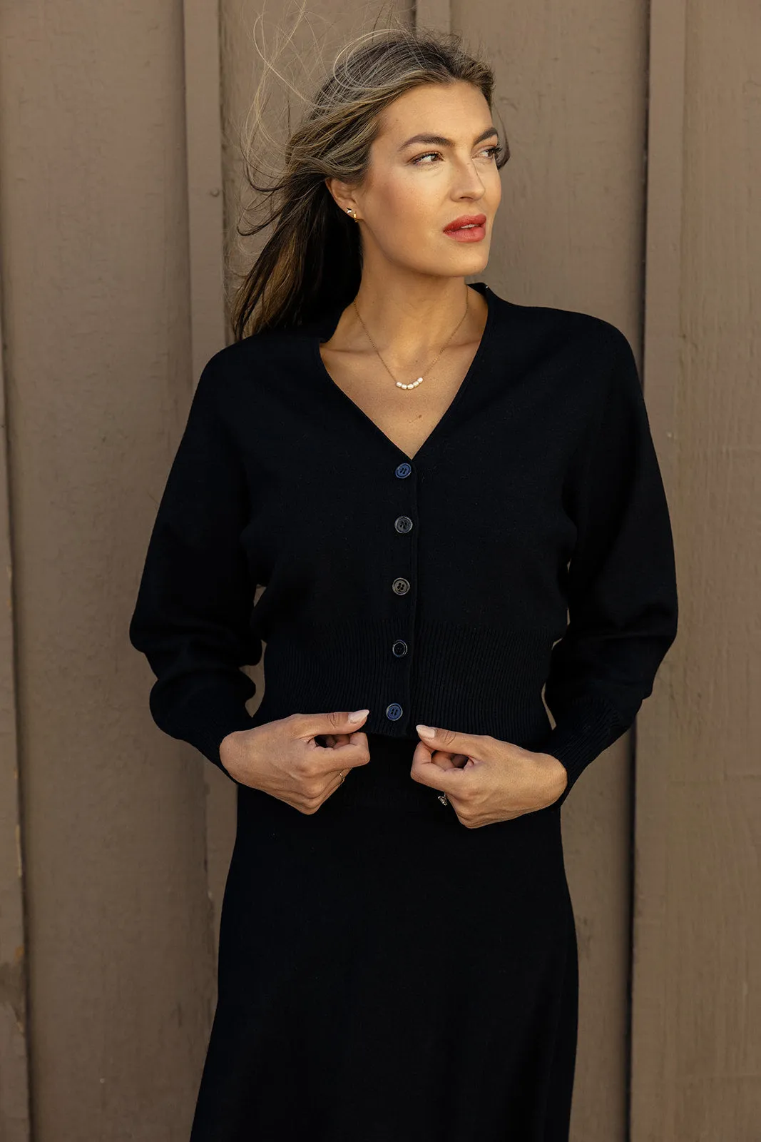 The Seraphina Button Cardigan