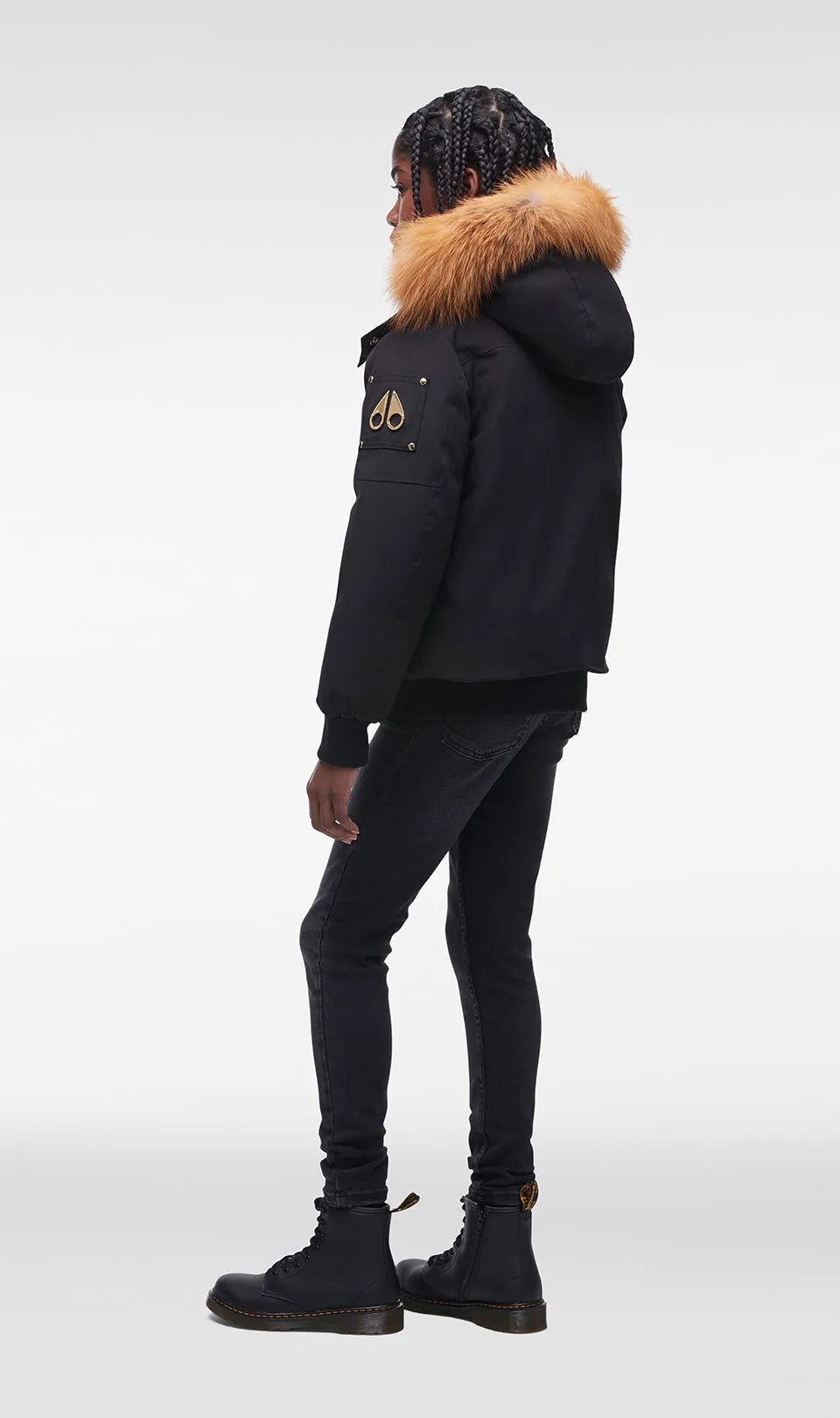 UNISEX GOLD BOMBER-Black/Gold