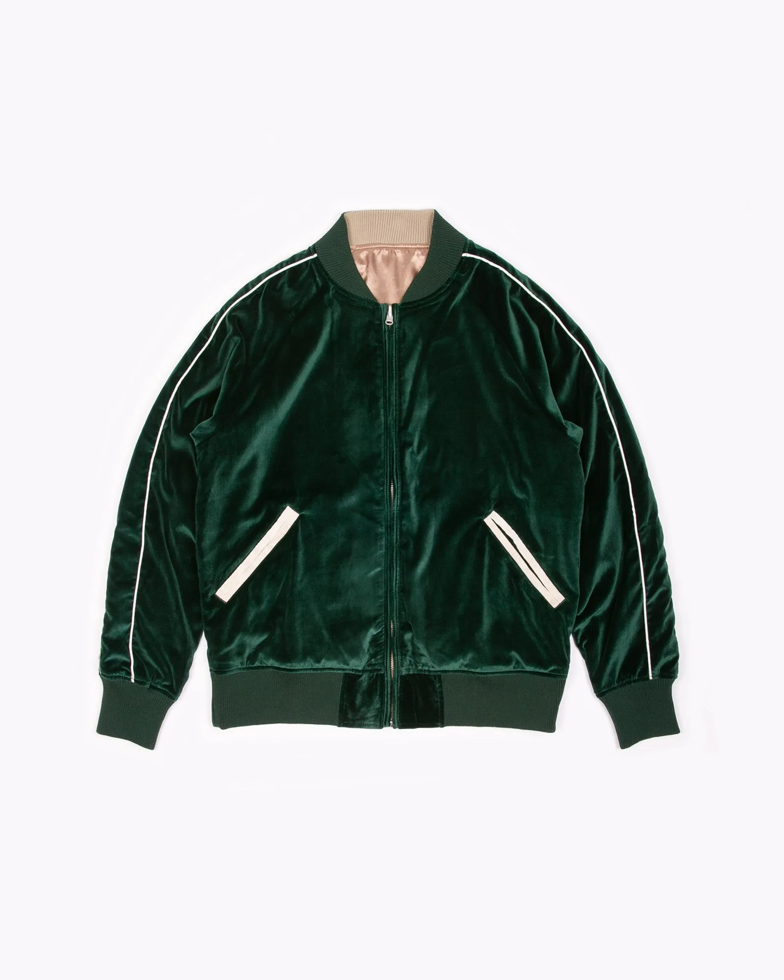 Velvet Bomber - Pine/Champagne