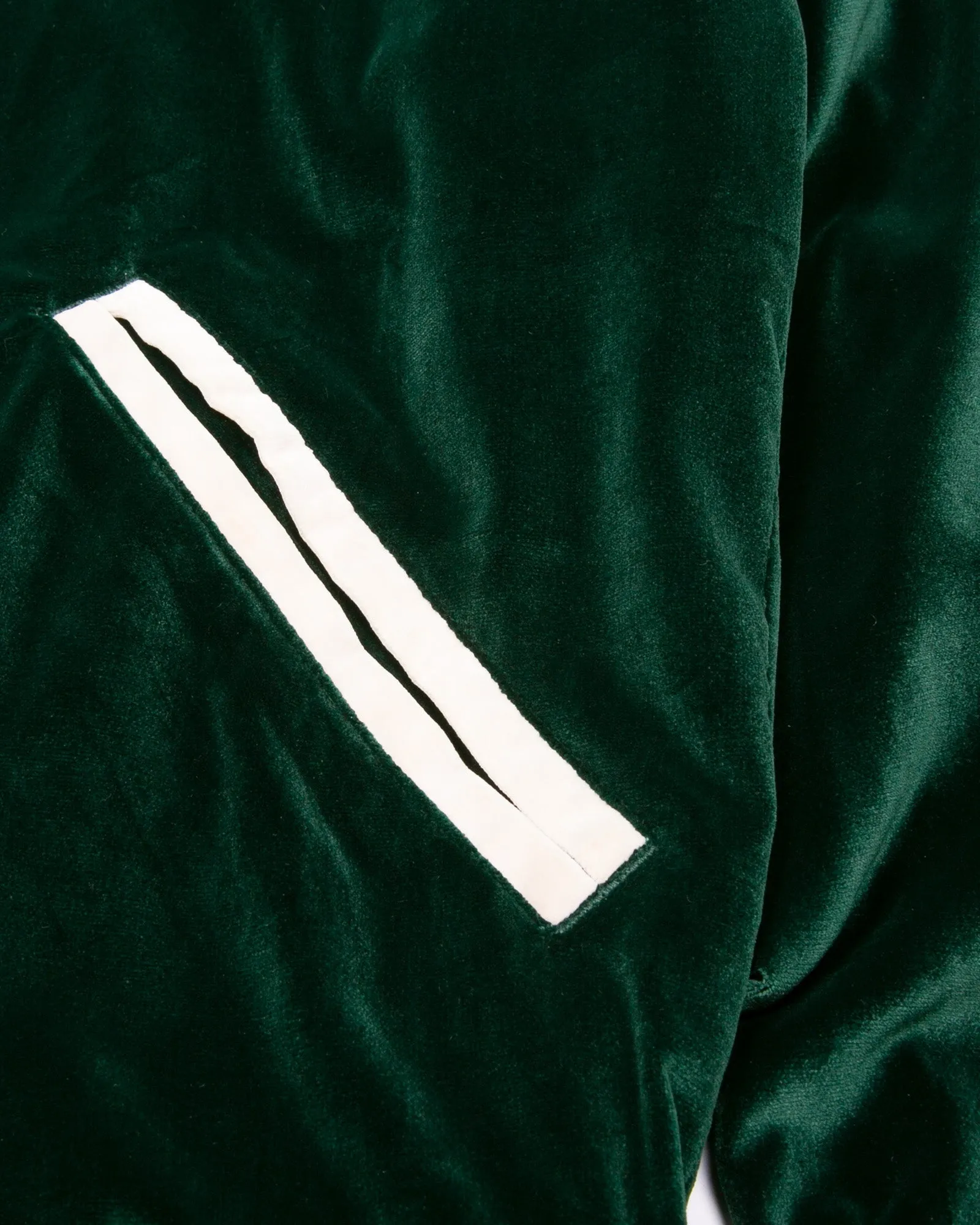 Velvet Bomber - Pine/Champagne