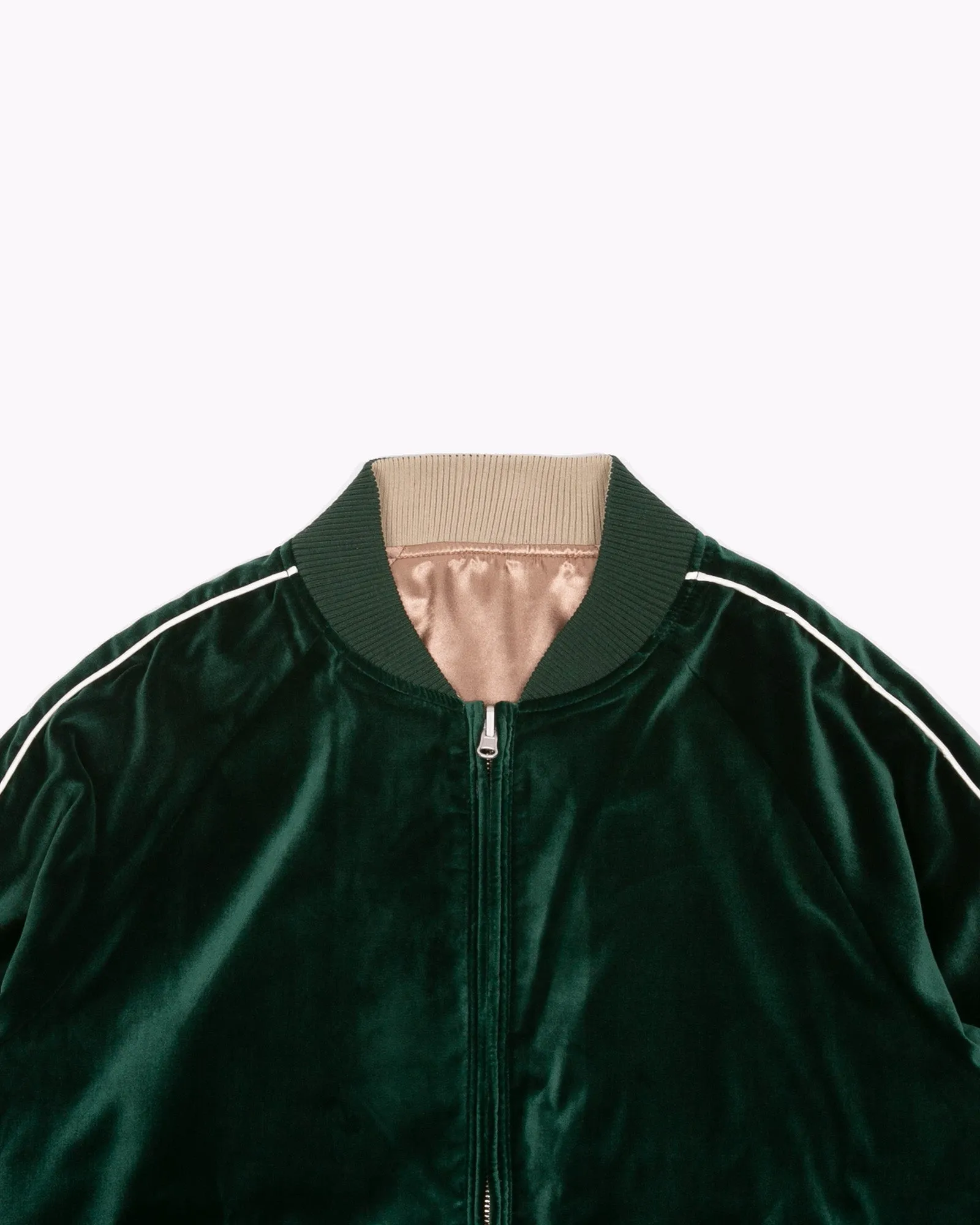 Velvet Bomber - Pine/Champagne