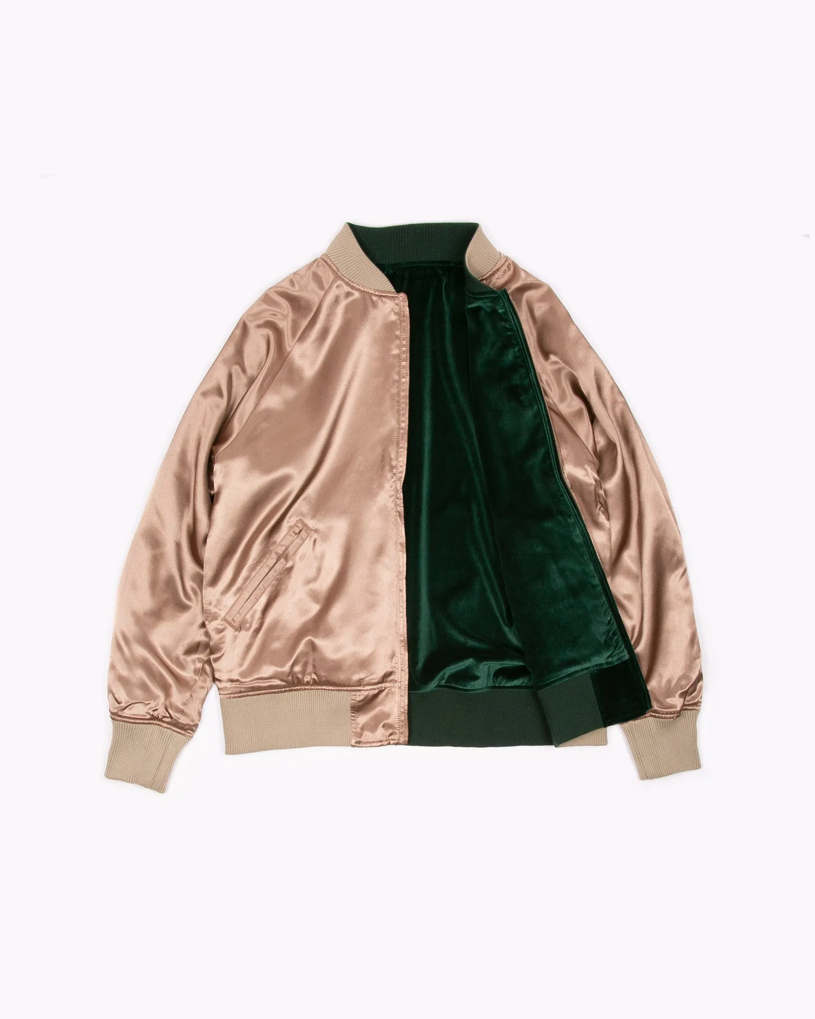 Velvet Bomber - Pine/Champagne