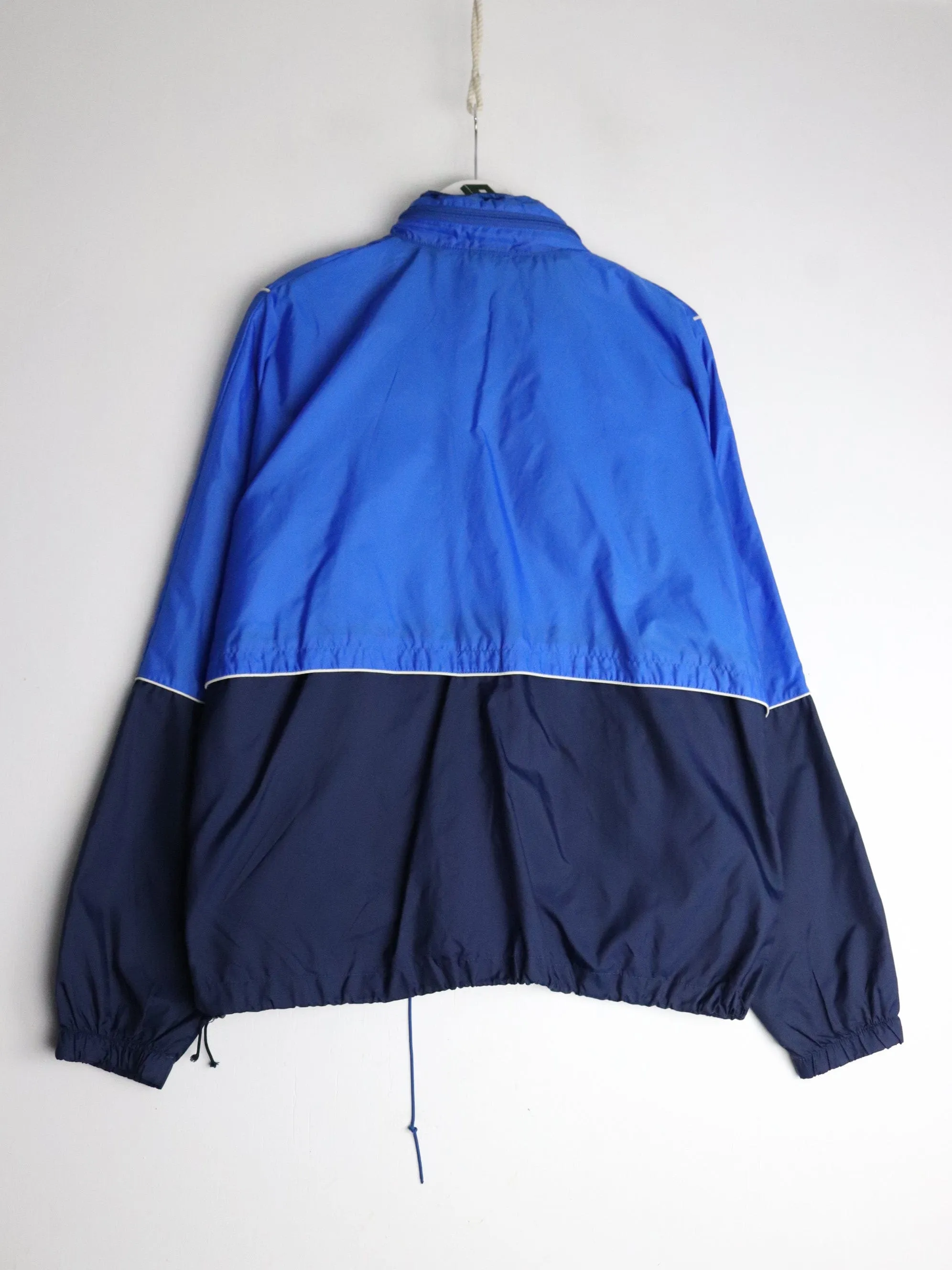 Vintage Nike Windbreaker Mens Large Blue Anorak 90s