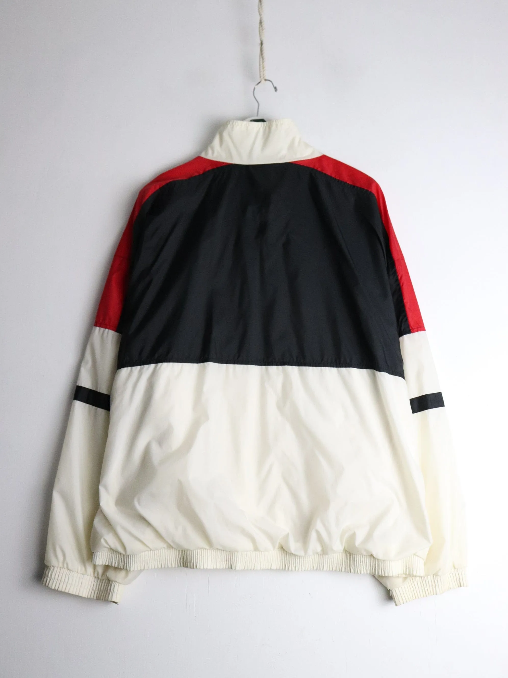 Vintage Reebok Windbreaker Mens XL White 90s