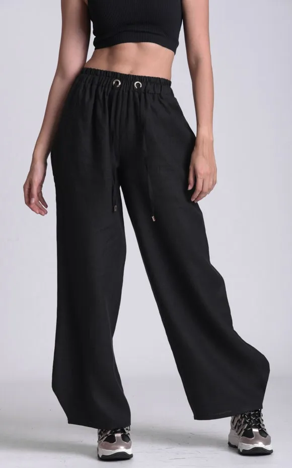 Wide Leg Linen Pants